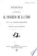 Memoria - Mexico. Secretaría de Justicia e Instrucción Pública