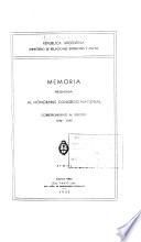 Memoria - Ministerio de Relaciones Exteriores y Culto