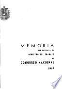 Memoria - Ministerio del trabajo