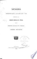 Memoria presentada a la Dirección general de instrucción pública, etc