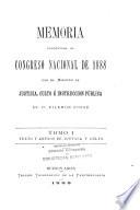 Memoria presentada al H. Congreso Nacional, correspondiente al año de ..., por el Ministro de Justicia e Instrucción Pública