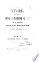 Memoria presentada al H. Congreso Nacional, correspondiente al año de ..., por el Ministro de Justicia e Instrucción Pública