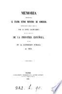 Memoria presentada al ... ministro de comercio, instrucción y obras públicas por la junta calificadora de los productos de la industria española, reunidos en la exposición pública de 1850