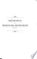 Memoria que el Prefecto de Departamento de Ica ....