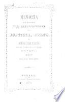 Memoria que presenta el Ministro de Justicia, Culto é Instrucción Pública por el tiempo transcurrido desde 1o. de mayo de 1859 hasta 30 de abril último