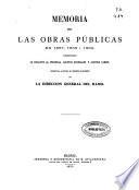 Memoria sobre las obras públicas en...