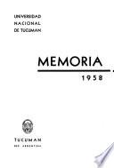 Memoria - Universidad Nacional de Tucumán