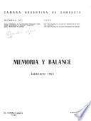 Memoria y balance
