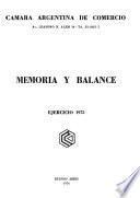 Memoria y balance