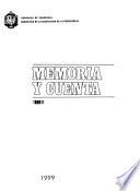 Memoria y cuenta