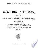 Memoria y cuenta