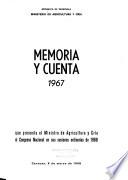 Memoria y cuenta que el Ministro de Agricultura y Cría de los Estados Unidos de Venezuela presenta al Congreso Nacional en sus sesiones ordinarias del año ...