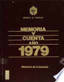 Memoria y cuenta que el Ministro de la Juventud presenta al Soberano Congreso Nacional de la República de Venezuela en sus sesiones de ...