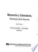 Memoria y literatura
