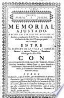 Memorial ajustado, hecho en virtud de auto de El Consejo, à pedimento de las Partes, con citacion y asistencia de ellas ... entre el sesmero de la villa y tierra de Cazeres y catorze Vezinos, y Ganaderos Riberiegos de dicha Villa, con Domingo Hidalgo de Torres, Pedro Martinez Fernandez, Matheo Perez, y otros Ganaderos Transhumantes ... sobre Deshaucios, y que se declare, que enconformidad de diferentes Executorias (que se referiràn) los Hermanos de Mesta no adquieren possession en las Dehessas de el termino de la Villa de Cazeres, para con los Ganaderos Riberiegos de ella, y que estos, cumplidos los Arrendamientos, que de dichas Dehessas tuvieren hechos los Ganaderos Hermanos de Mesta pueden pujarlas