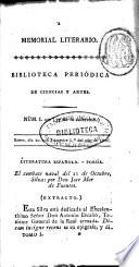 Memorial Literario o Biblioteca Periodica de ciencias, literatura y artes