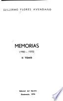 Memorias, 1900-1970