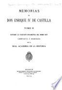 Memorias de don Enrique IV de Castilla