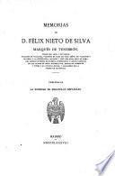 Memorias de Félix Nieto de Silva Marqués de Tenebrón