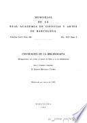 Memorias de la Real Academia de ciencias naturales y artes de Barcelona
