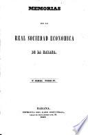 Memorias de la Real Sociedad Patriótica de la Habana