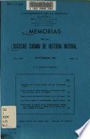 Memorias de la Sociedad Cubana de Historia Natural