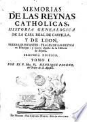 Memorias de las reynas catholicas, 1