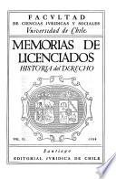 Memorias de licenciados