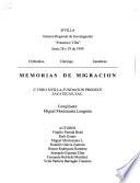 Memorias de migración