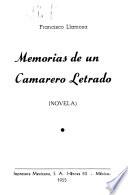 Memorias de un camarero letrado