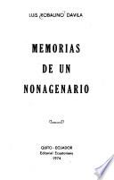 Memorias de un nonagenario