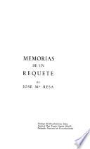 Memorias de un requeté de José M.a Resa