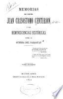 Memorias del coronel Juan Crisóstomo Centurión