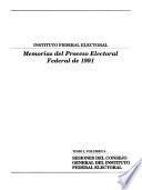 Memorias del proceso electoral federal de 1991