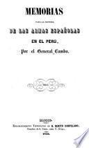 Memorias para la historia de las armas españolas en el Perú