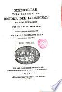 Memorias para servir a la historia del Jacovismo