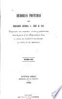 Memorias postumas del brigadier general d. Jose M. Paz