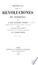 Memorias sobre las revoluciones de Venezuela