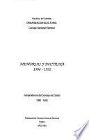 Memorias y doctrina, 1986-1992