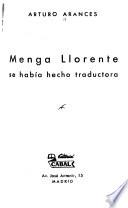 Menga Llorente se había hecho traductora