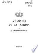 Mensajes de la Corona