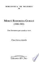 Mercè Rodoreda Gurguí (1908-1983)