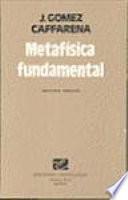 Metafísica fundamental