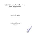 Metafísica medieval y mundo moderno