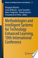 Methodologies and Intelligent Systems for Technology Enhanced Learning, 10th International Conference