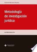 Metodología de investigación jurídica