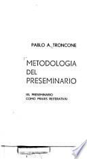 Metodología del preseminario