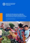 Metodología para analizar la viabilidad de articular la acción anticipatoria con la protección social desde un enfoque inclusivo