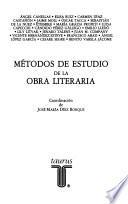 Métodos de estudio de la obra literaria