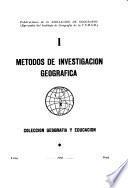Métodos de investigación geográfica